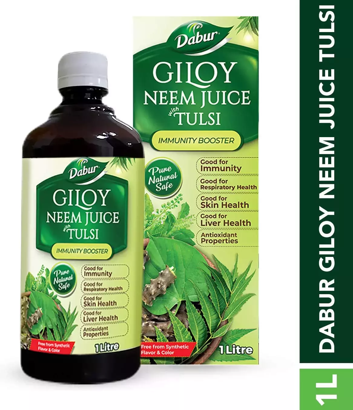 Dabur Giloy Neem Juice With Tulsi - 1 Litre