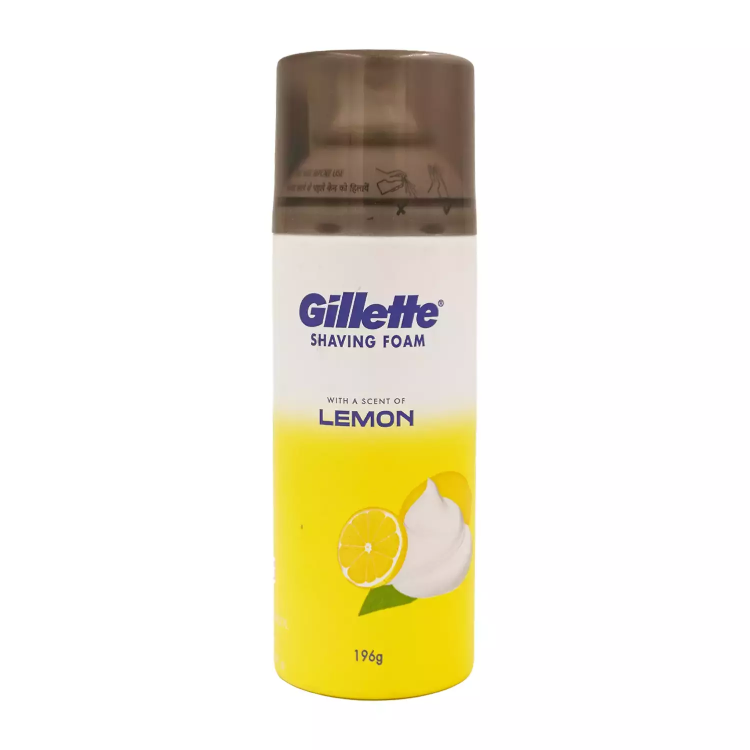 Gillette Classic Lemon Lime Shaving Foam Bottle Of 196 G