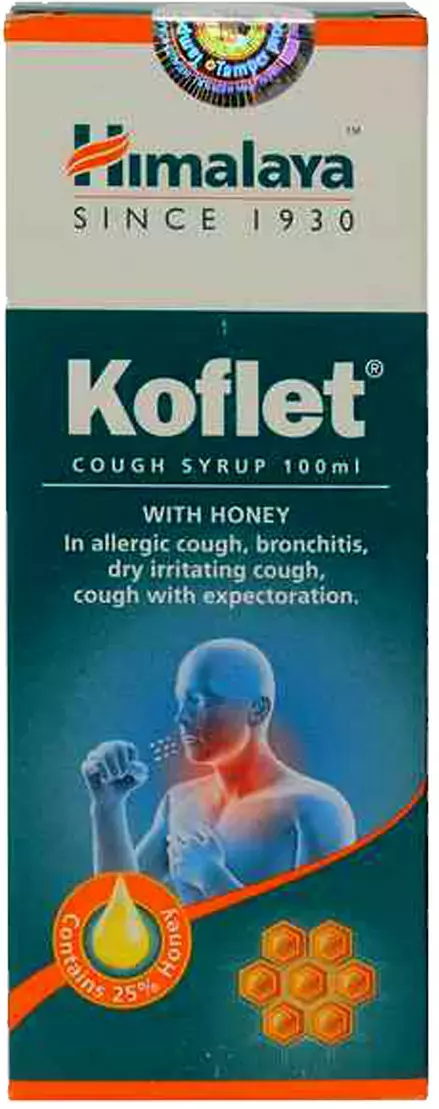 Himalaya Koflet Cough Syrup 100Ml