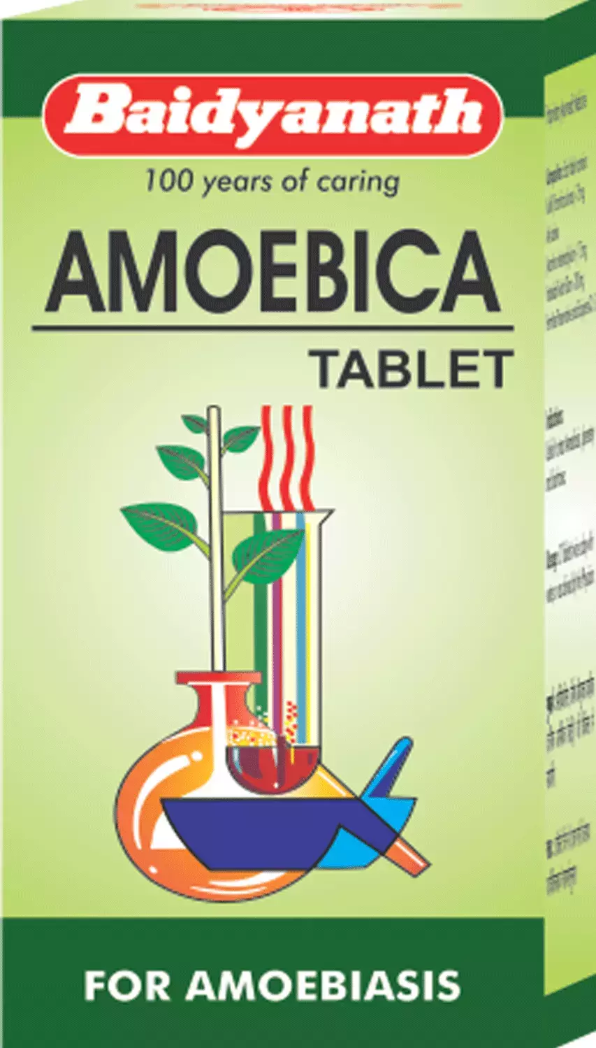 Baidyanath Asli Ayurved Amoebica For Amoebiosis Ayurvedic Diarrhea Medicine | 740G 100 Tablet
