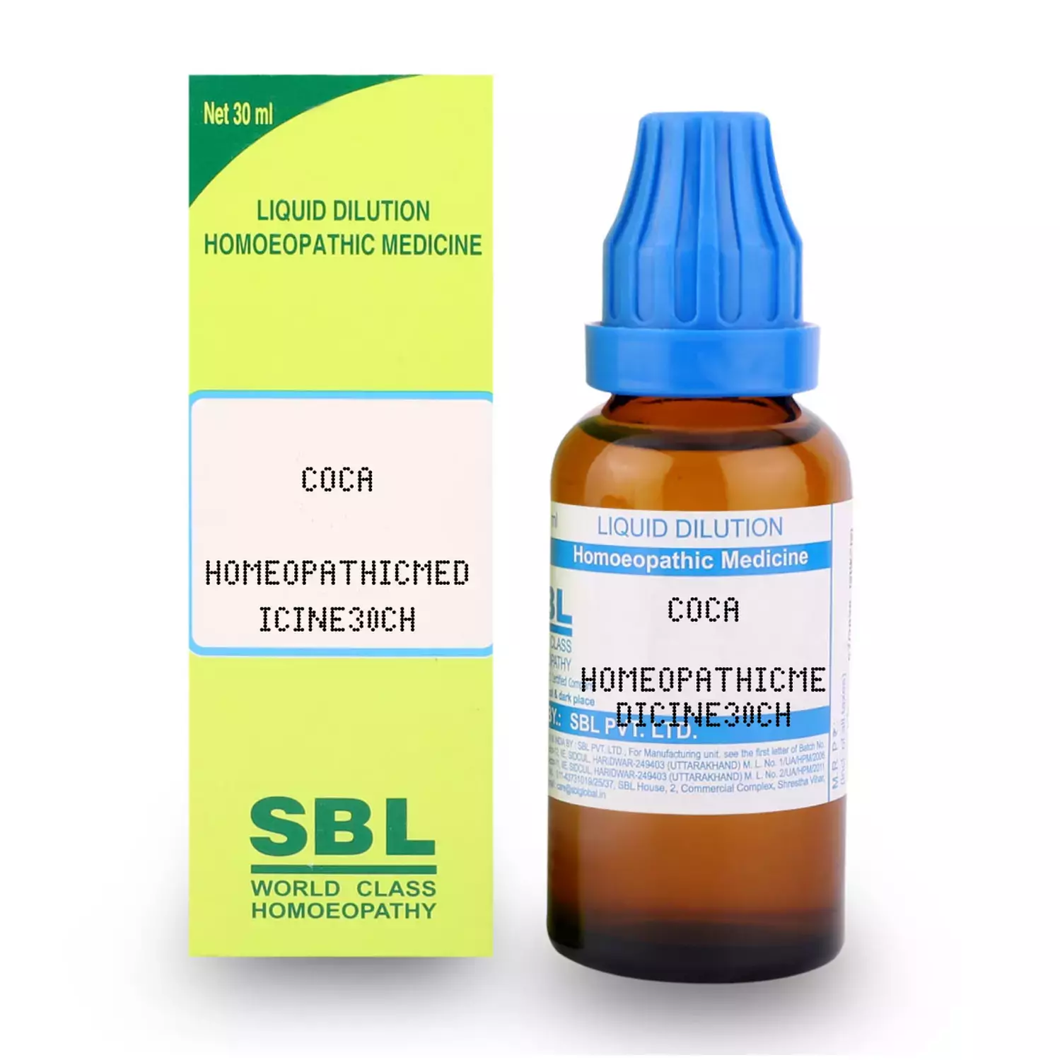 Sbl Coca Dilution Homeopathic Medicine 30 Ch 30 Ml