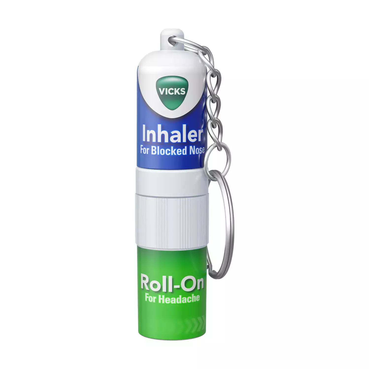 Vicks Roll On Inhaler 2 In 1 Relief For Headache And Blocked Nose
