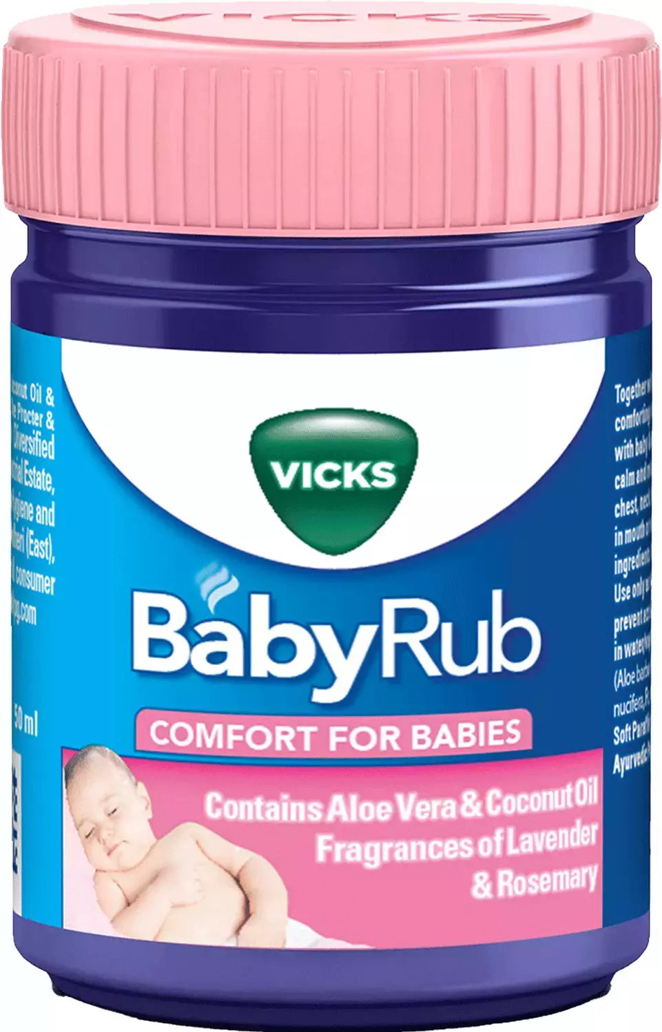 Vicks Babyrub Soothing Balm For Babies Bottle Of 50 Ml