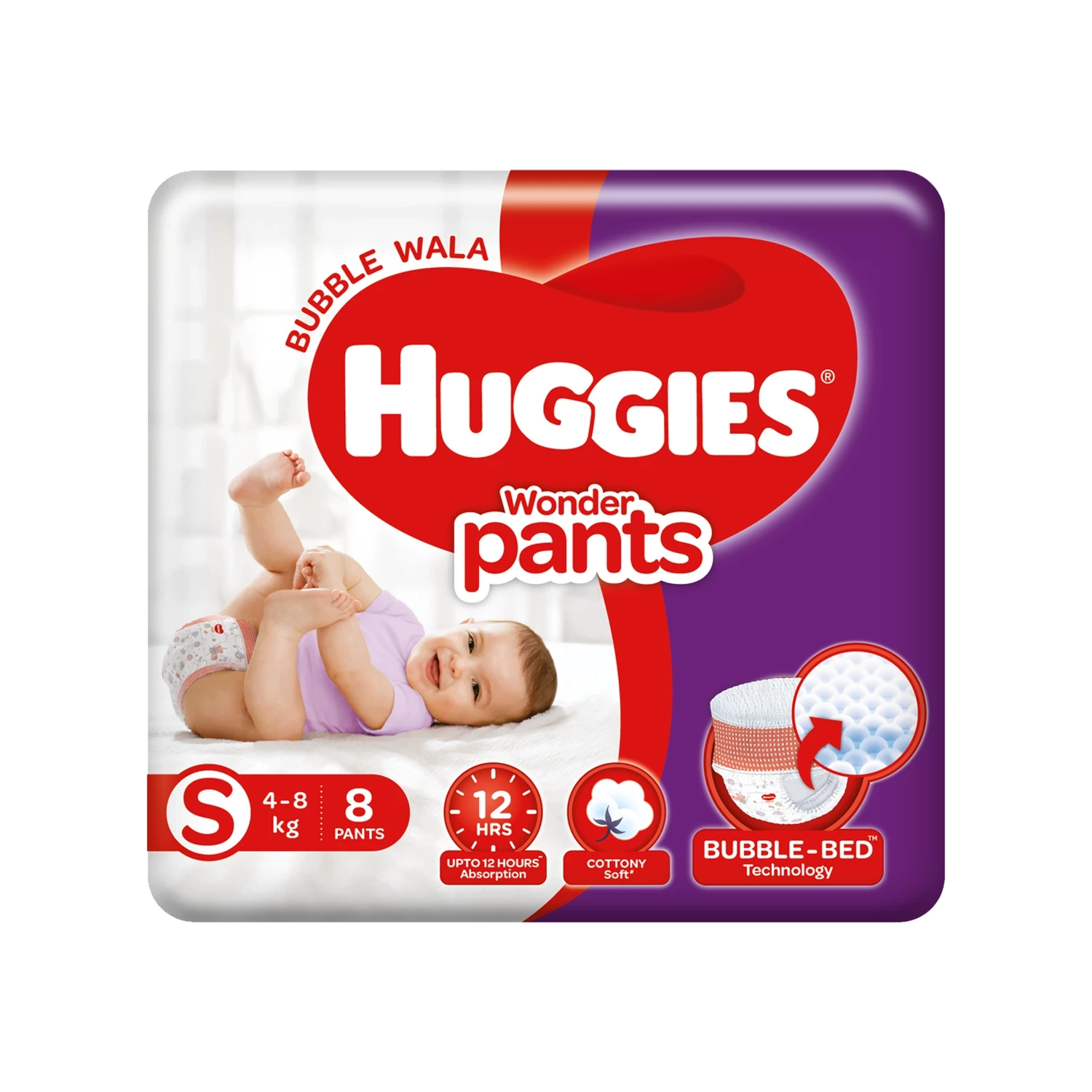 Huggies Wonder Pants Diapers Small Size - 8 Count