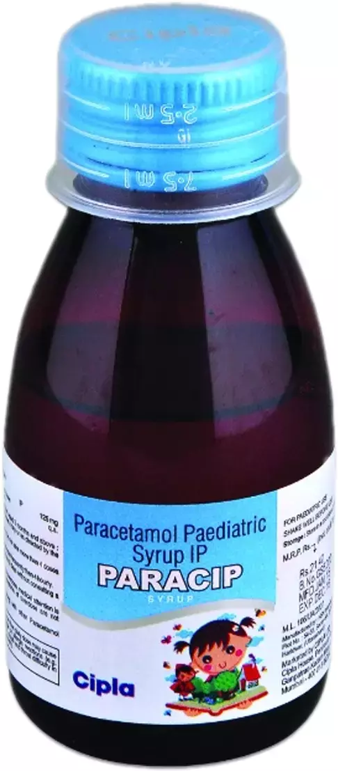 Paracip 125Mg Bottle Of 60Ml Syrup