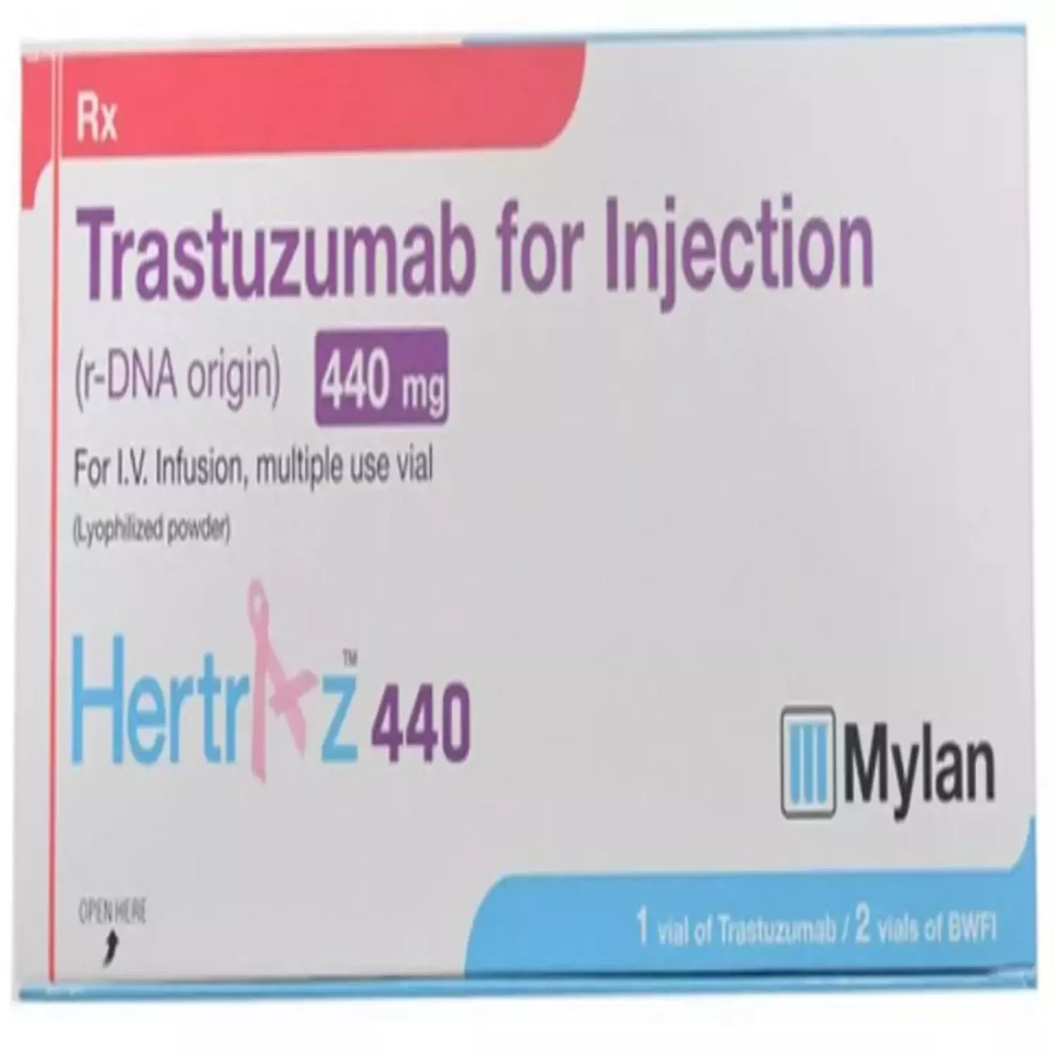 Hertraz 440Mg Dry Vial Of 1 Powder For Injection
