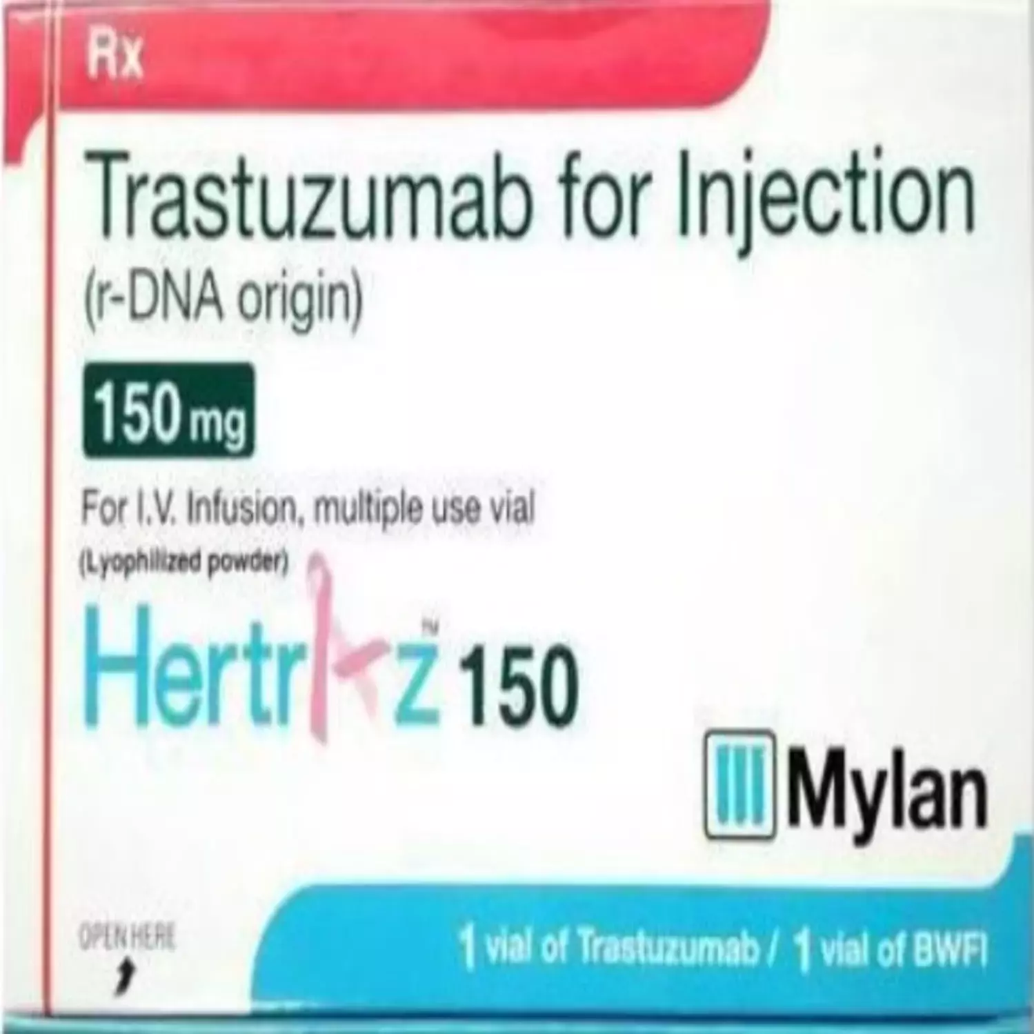 Hertraz 150Mg Vial Of 0.15Gm Powder For Injection