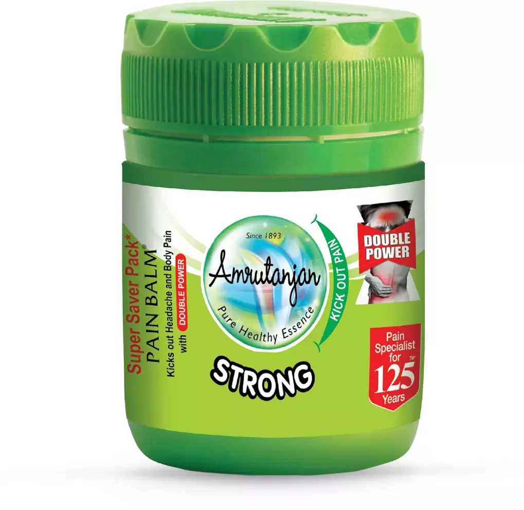 Amrutanjan Strong Pain Relief Balm Bottle Of 27.5 Ml