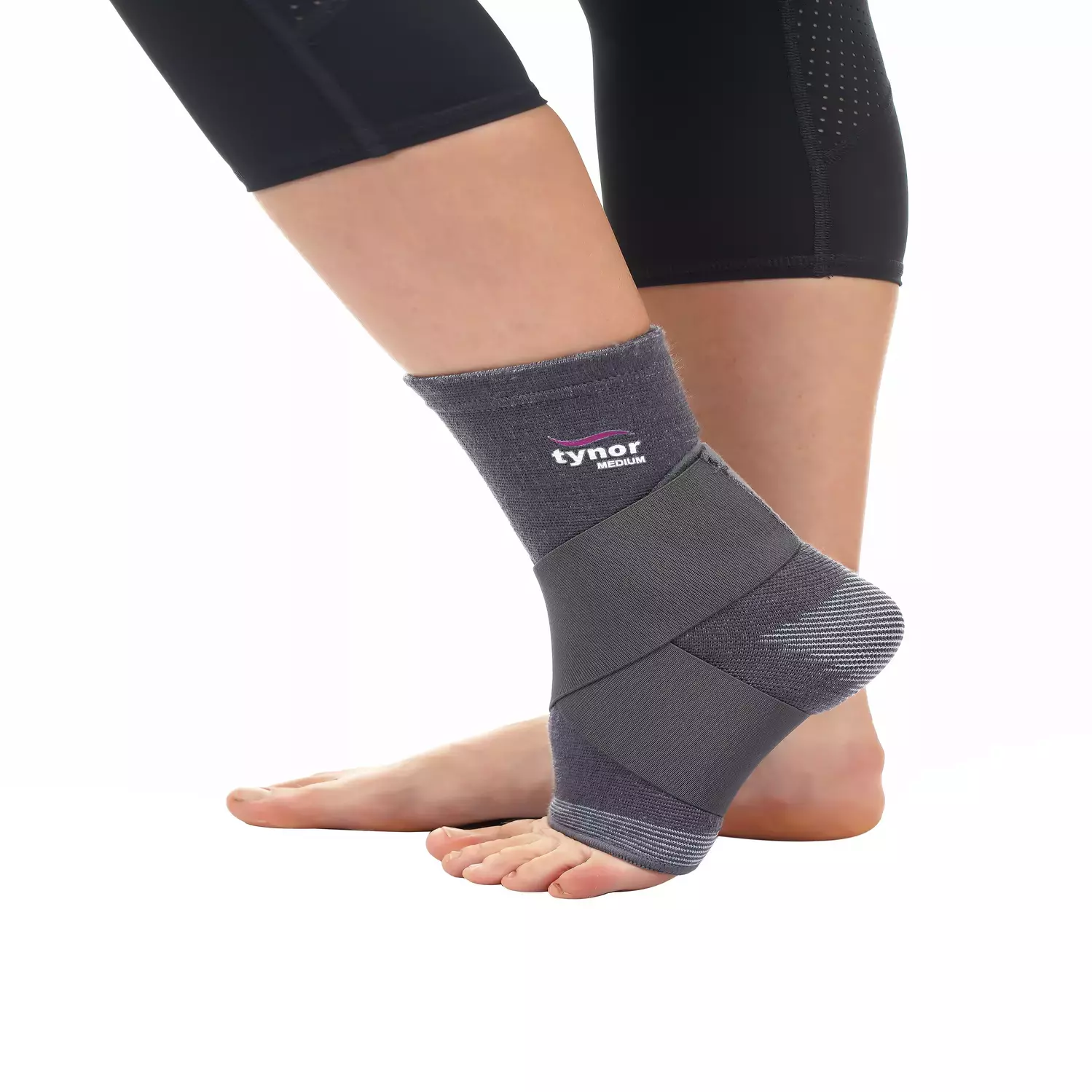Tynor Ankle Binder Grey Large 1 Unit