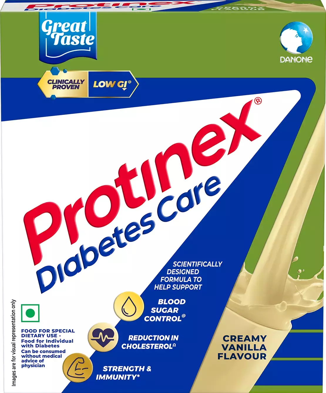 Protinex Diabetes Care Vanilla Flavour 200G Nutrition Drink For Adults To Control Blood Sugar
