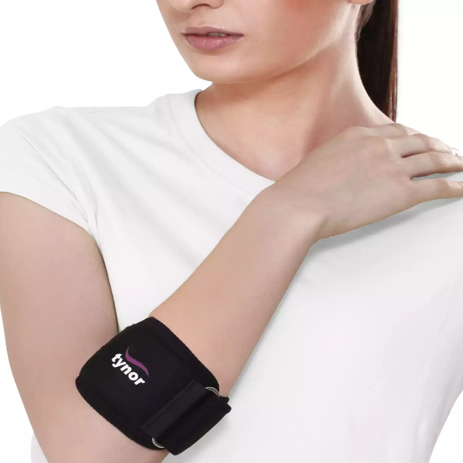 Tynor E-10 Tennis Elbow Support Black Medium