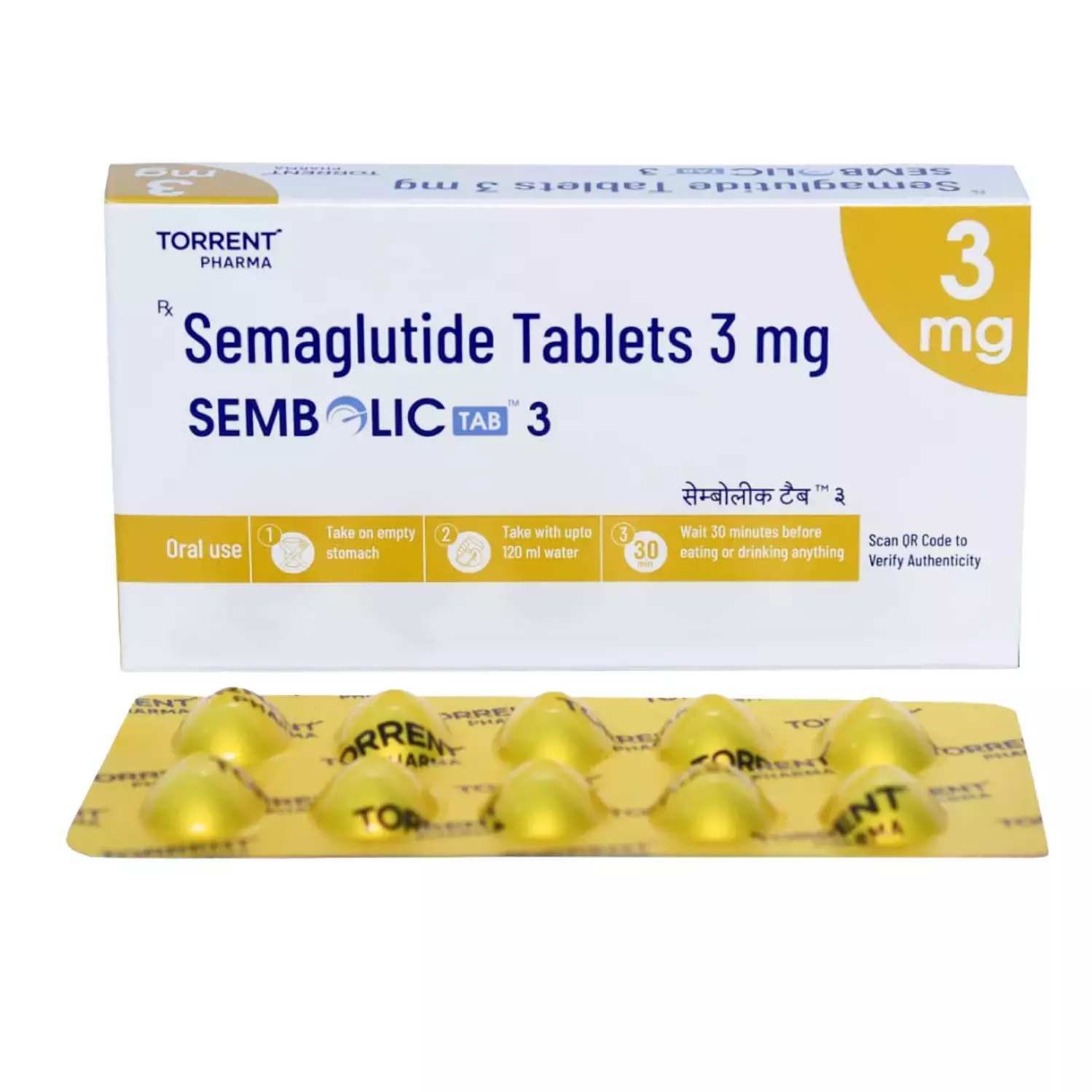 Sembolic 3Mg Strip Of 10 Tablets