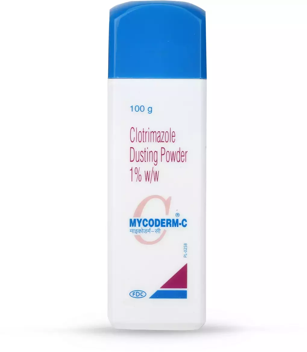 Mycoderm C Bottle Of 100Gm Dusting Powder