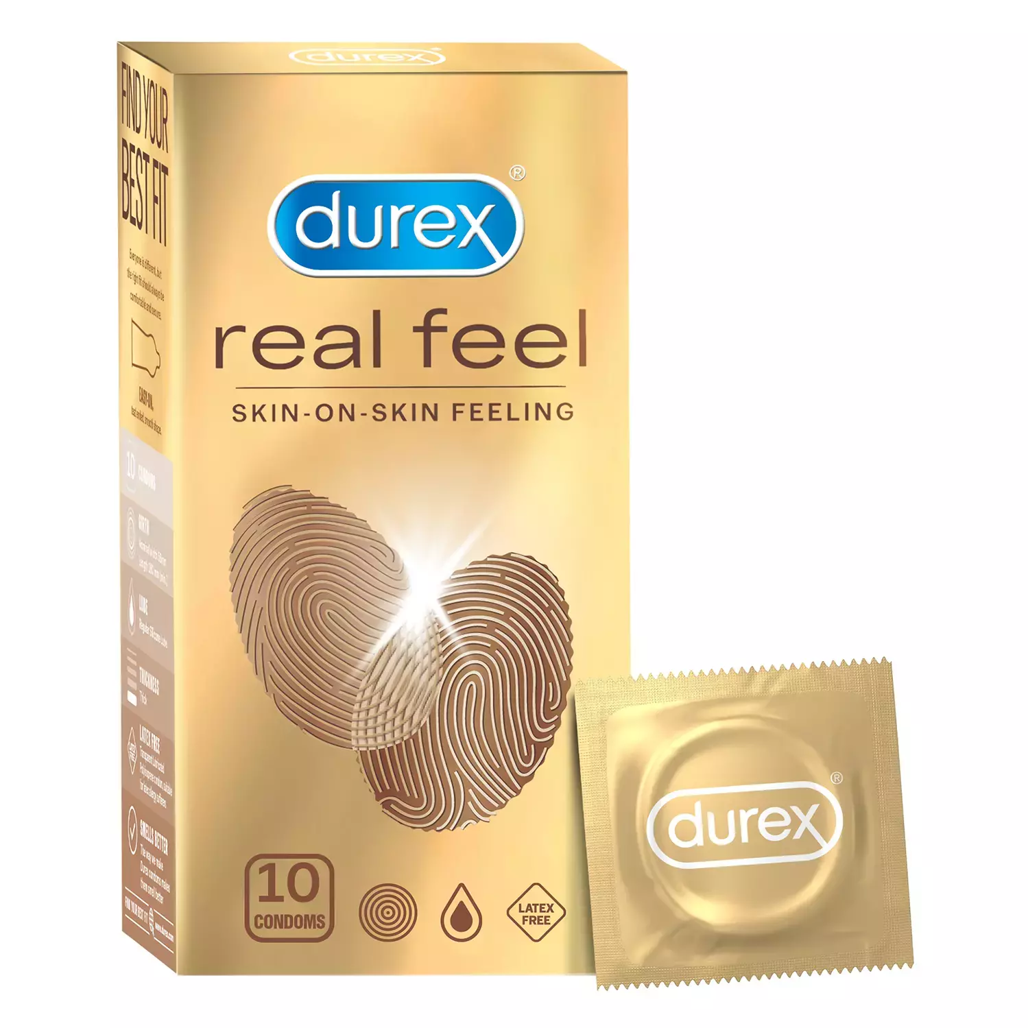 Durex Real Feel Condoms Pack Of 10