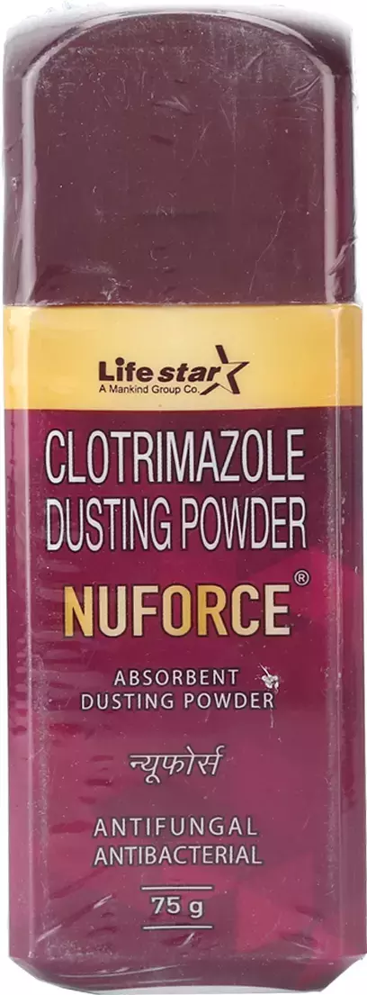 Nuforce 1% Bottle Of 75Gm Dusting Powder