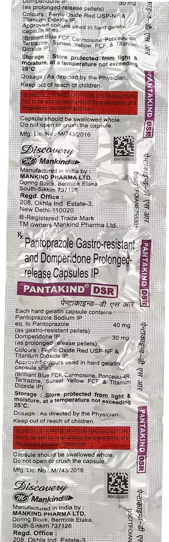 Pantakind Dsr 40Mg Strip Of 10 Capsules