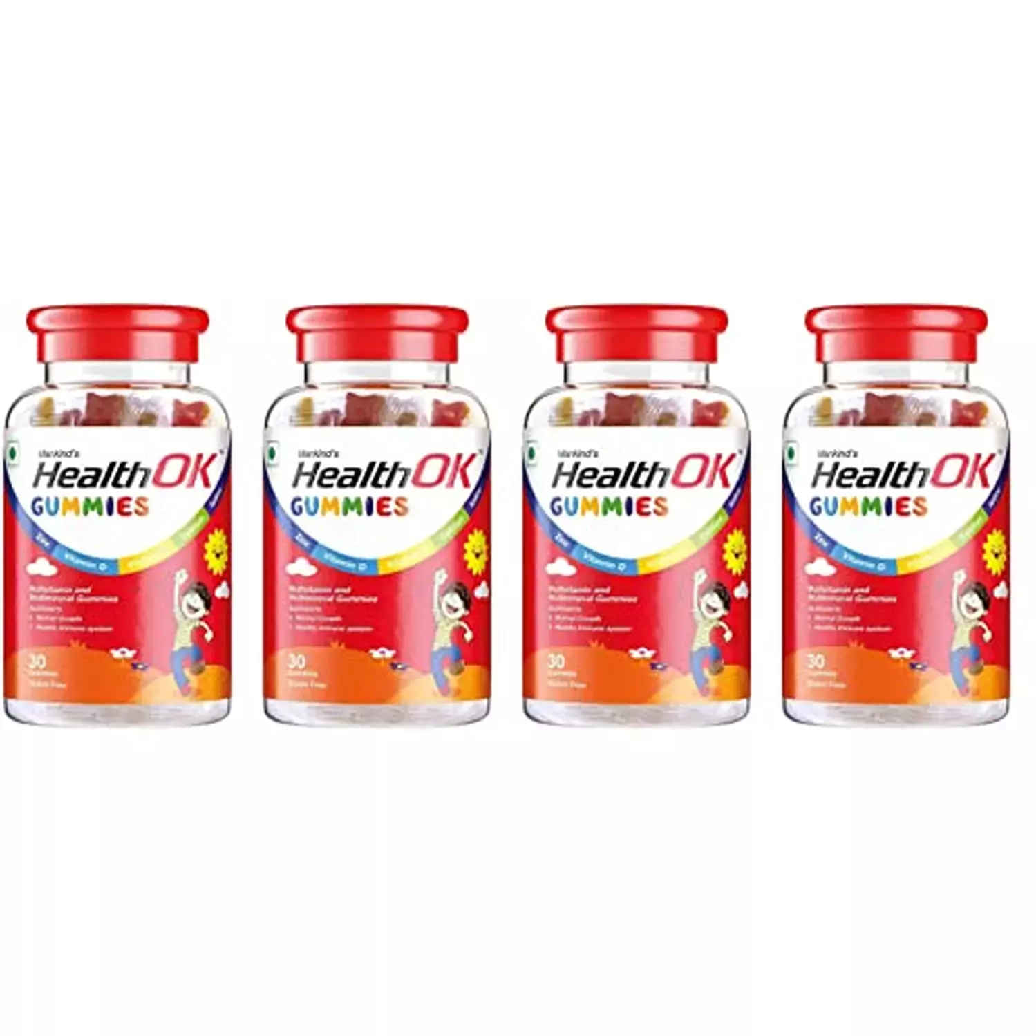 Health Ok Mankind Gummies Multivitamin And Multimineral For Kids | 30 Gummies X Pack Of