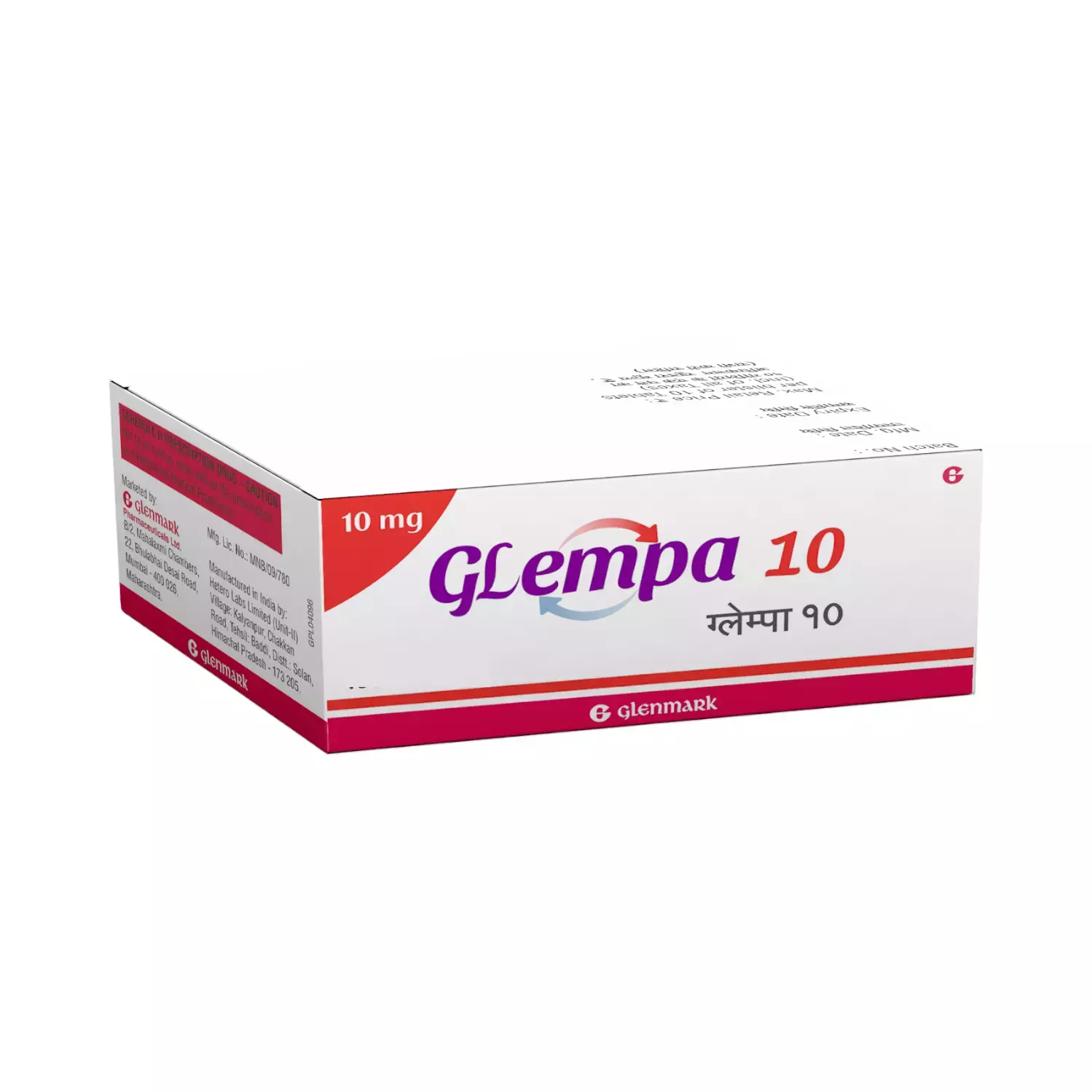 Glempa 10Mg Strip Of 10 Tablets
