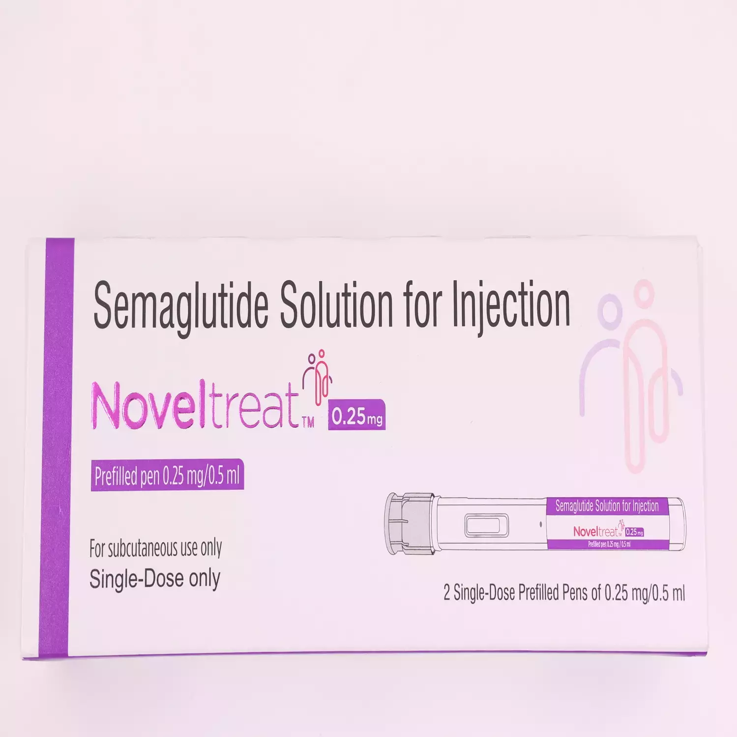 Noveltreat 0.25Mg Pre Filled Pen Of 0.5Ml Solution For Injection (Pack Of 2)