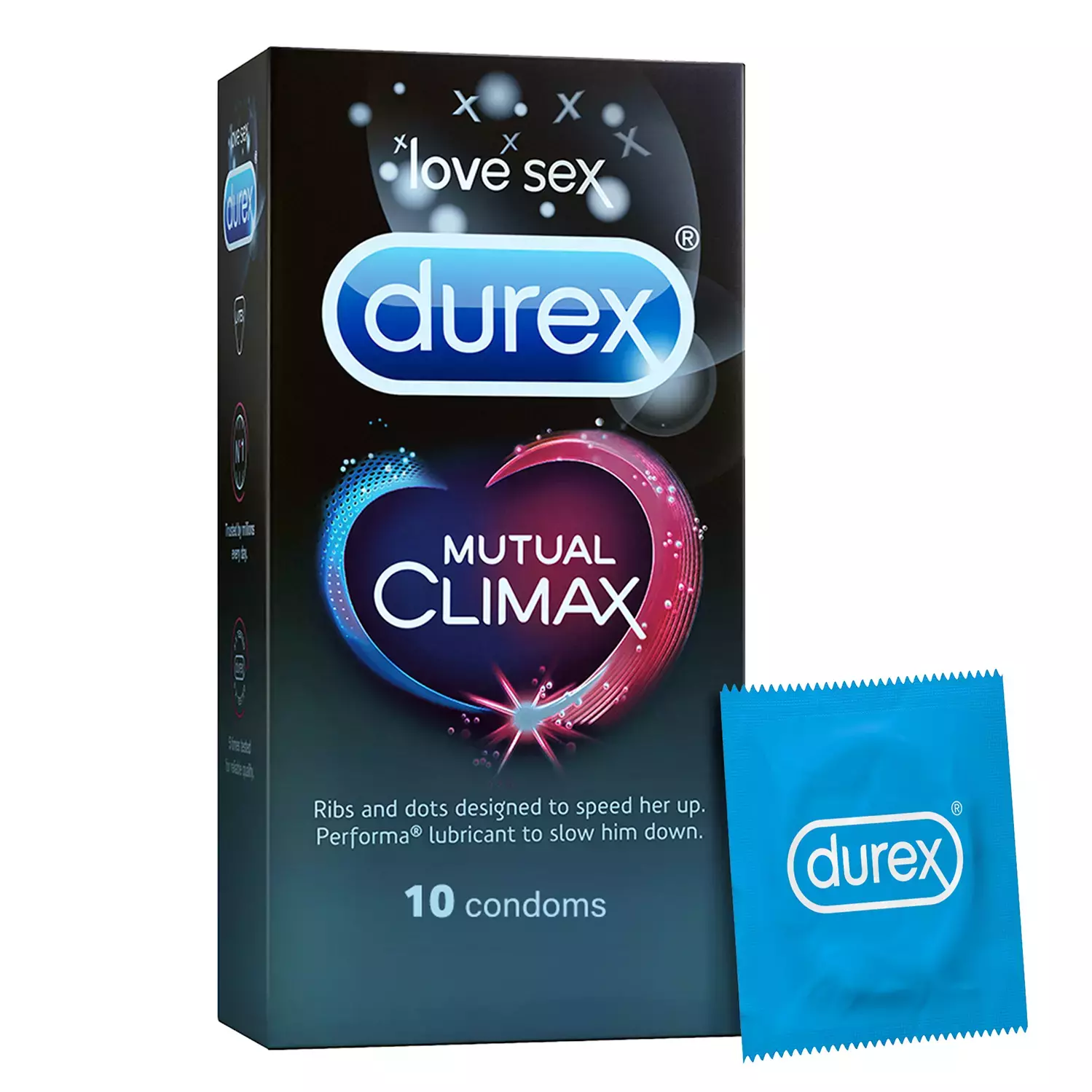 Durex Mutual Climax Packet Of 10 Condoms