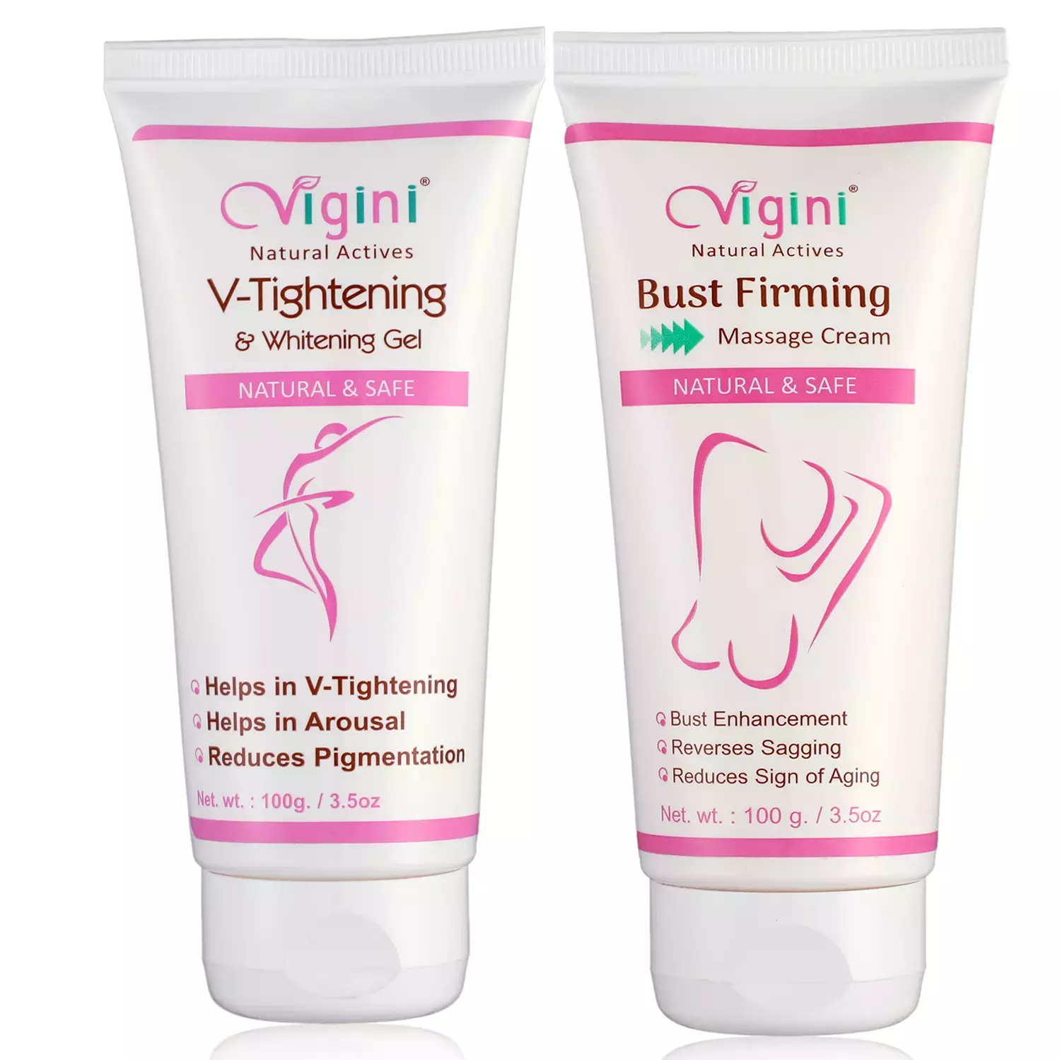 Vigini Breast Enlargement Bust Firming Tightening Oil Cream & Vaginal V Tightening Lubricant Lube