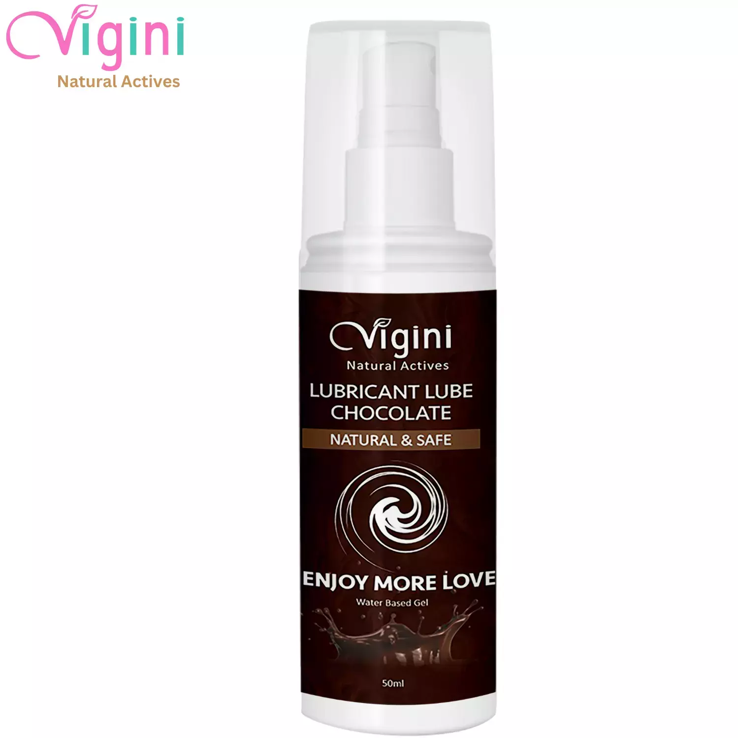 Vigini Intimate Chocolate Sexual Lubricant Personal Lube Non-Sticky Water Based Long Lasting Gel