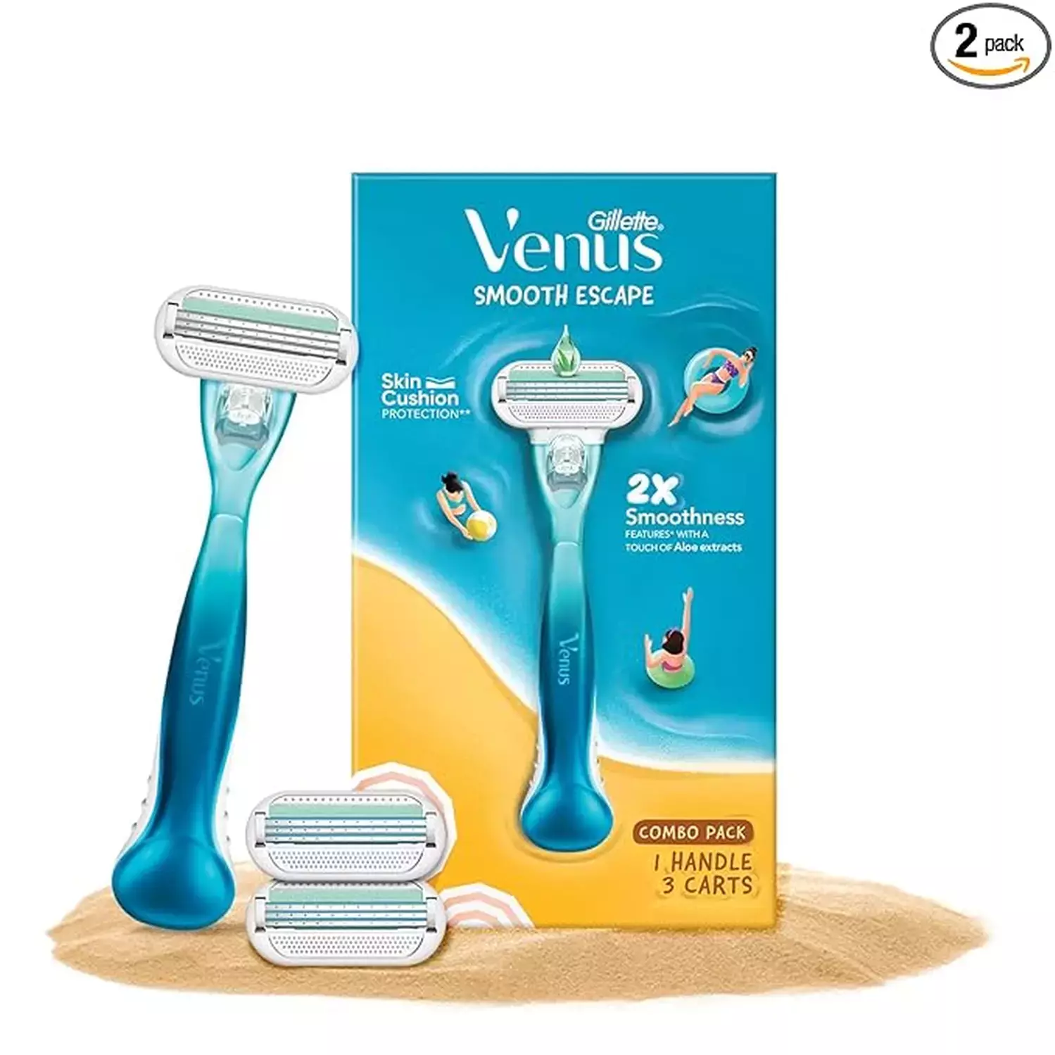 Gillette Venus Smooth Glidestrip With A Touch Of Aloe Extracts - 1N