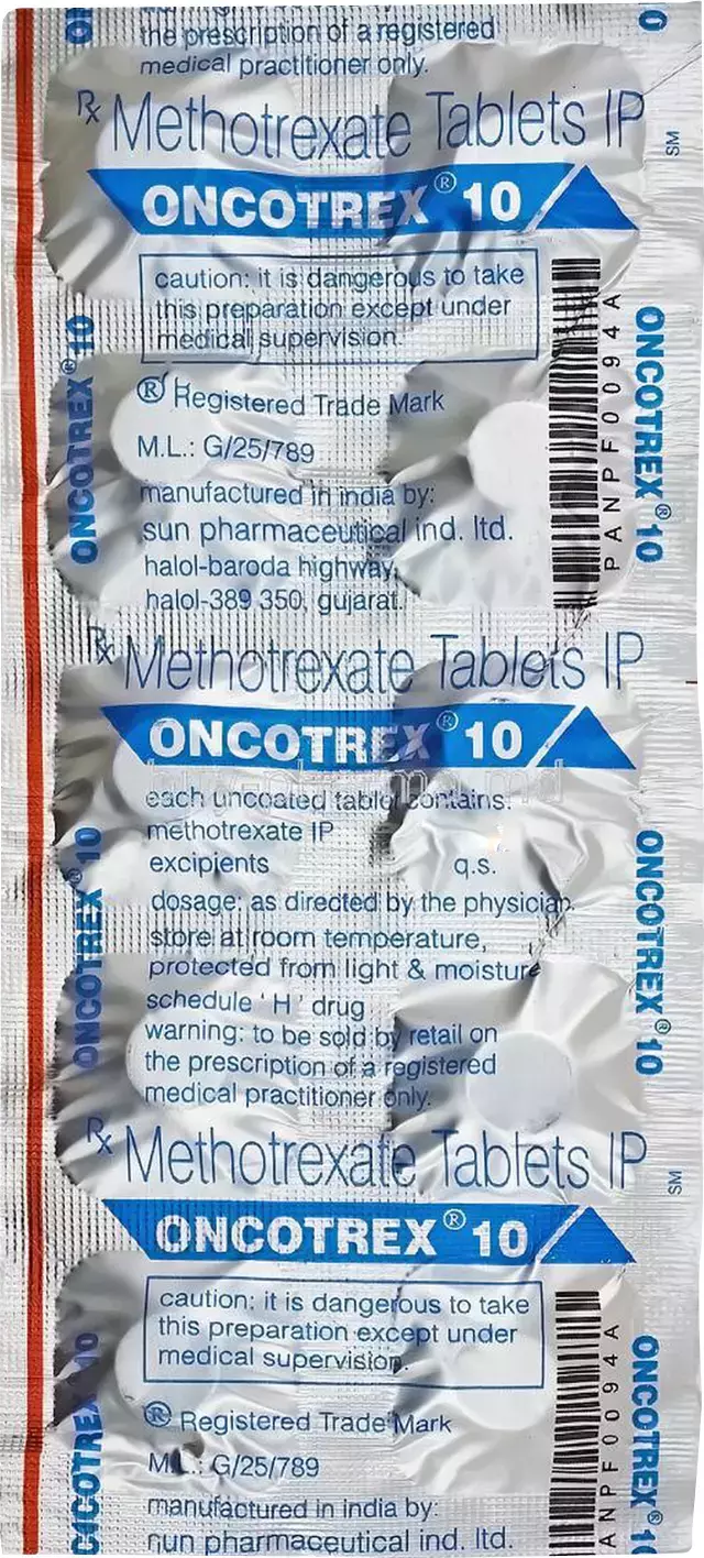 Oncotrex 10Mg Tablet