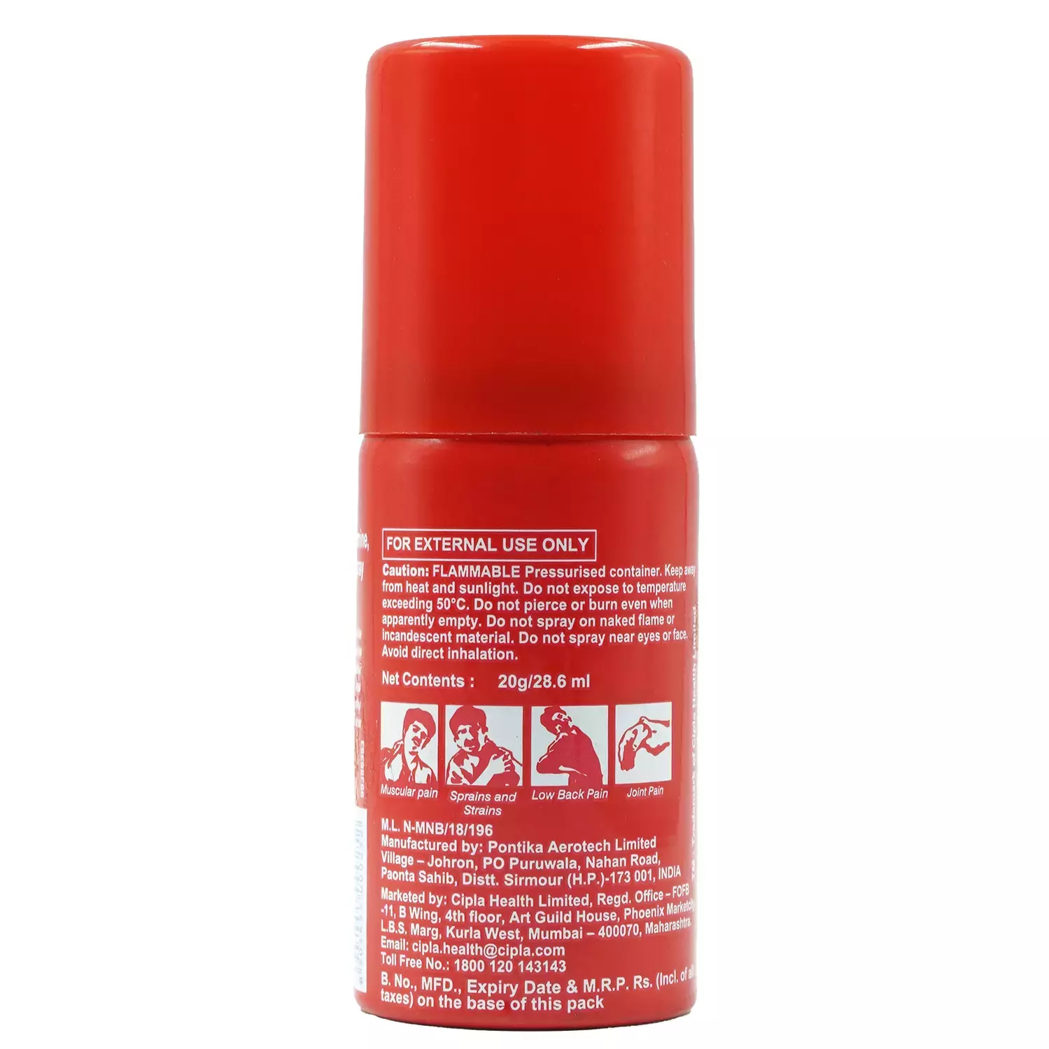 Omnigel Spray 20Gm