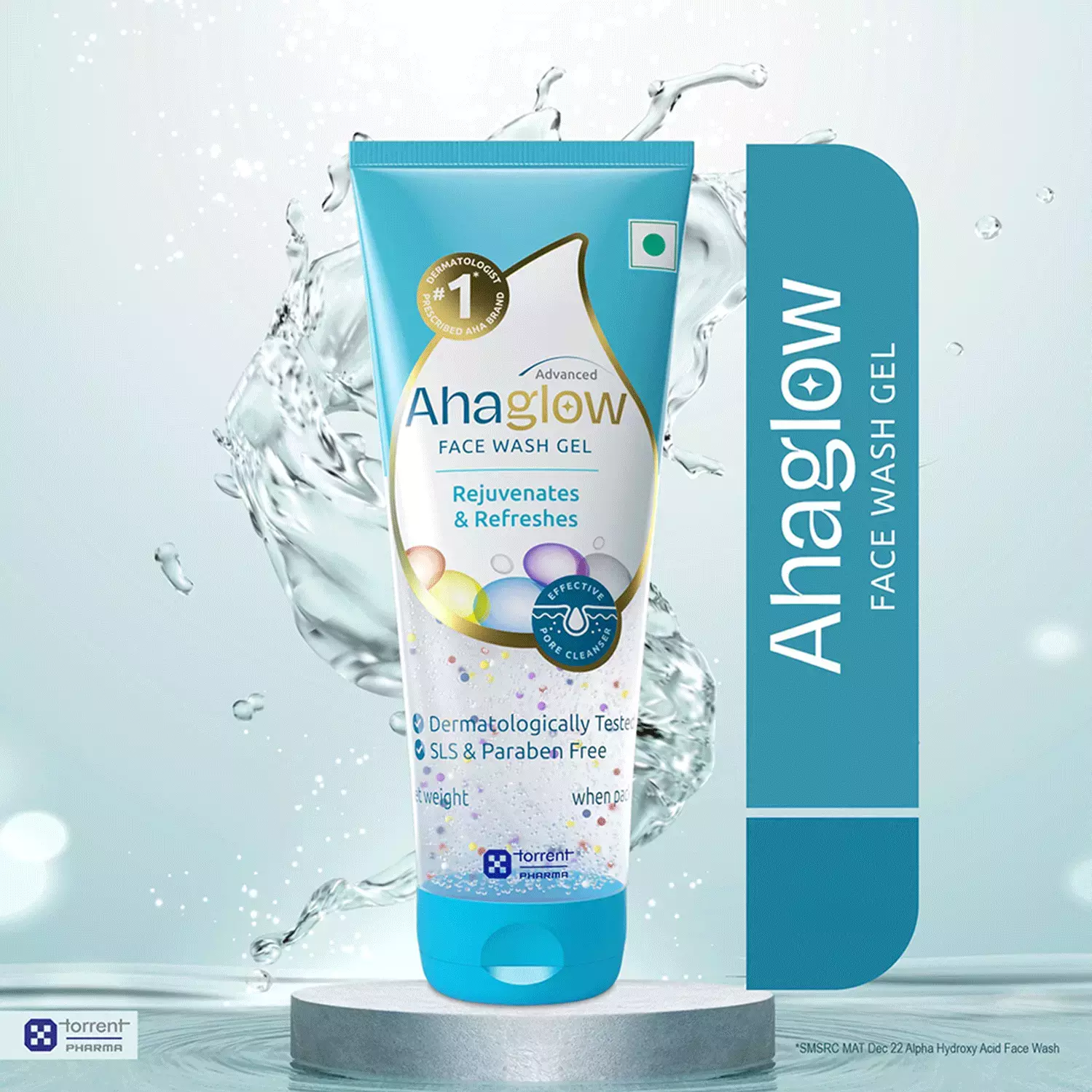 Ahaglow Advanced Tube Of 200Gm Face Wash Gel