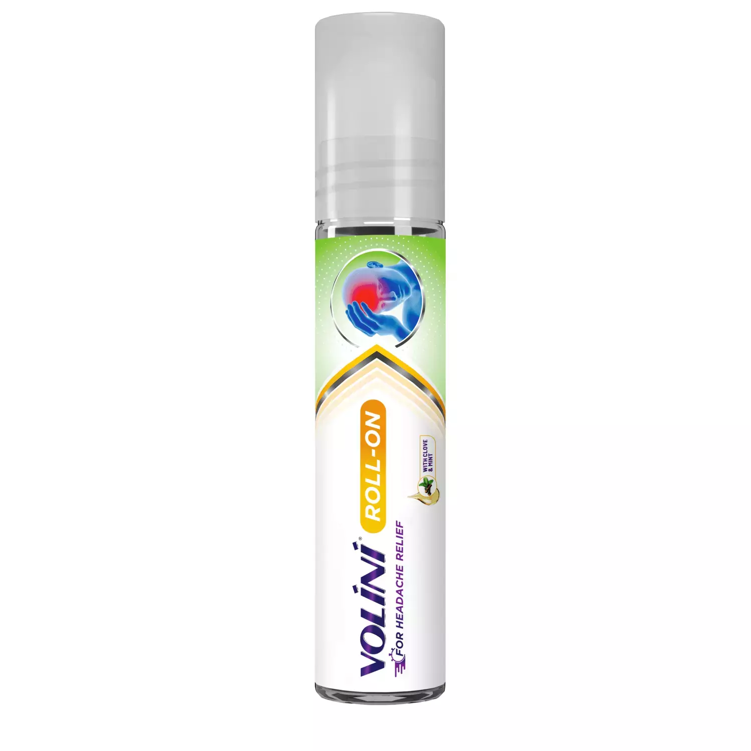 Volini Roll-On | For Headache Relief | With Clove & Mint | 5 Ml