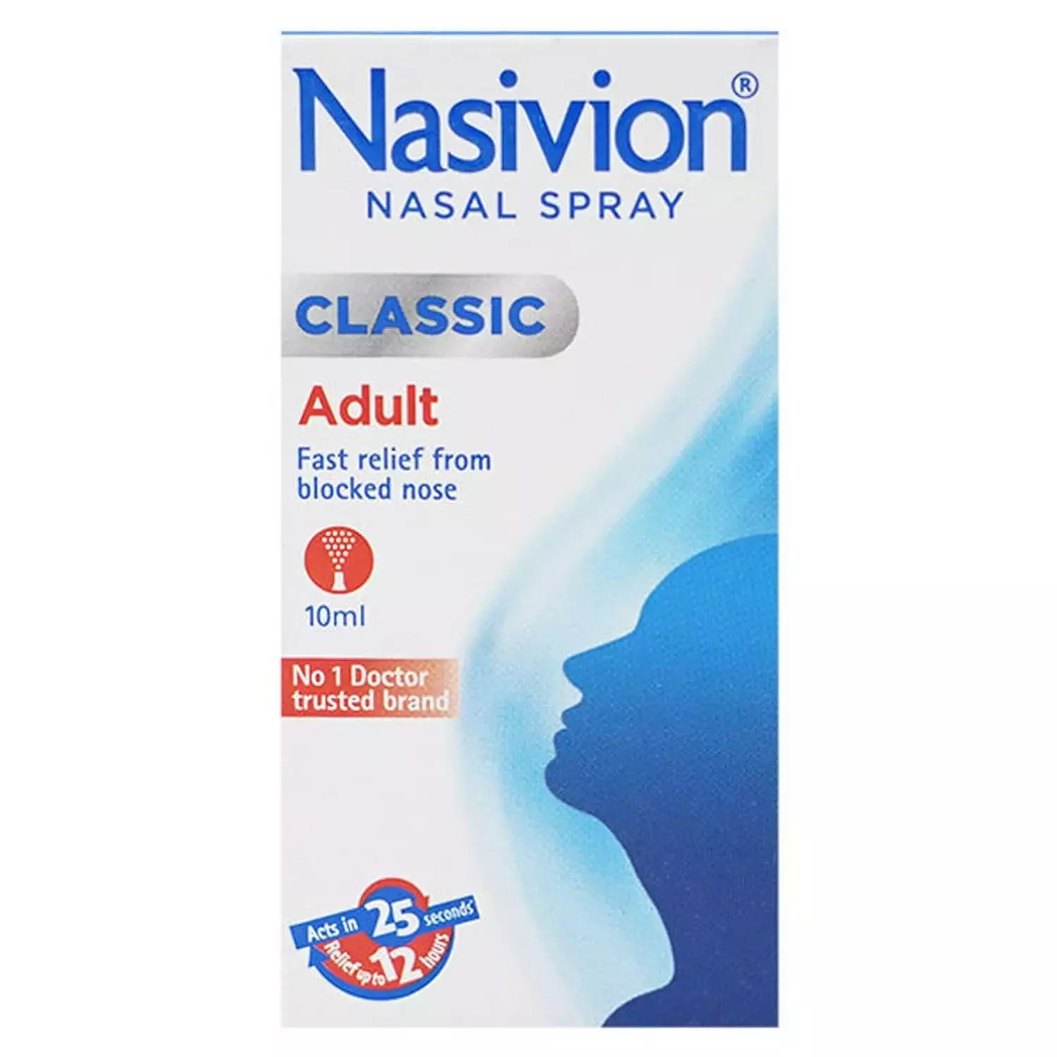 Nasivion Classic Adult Bottle Of 10Ml Nasal Spray