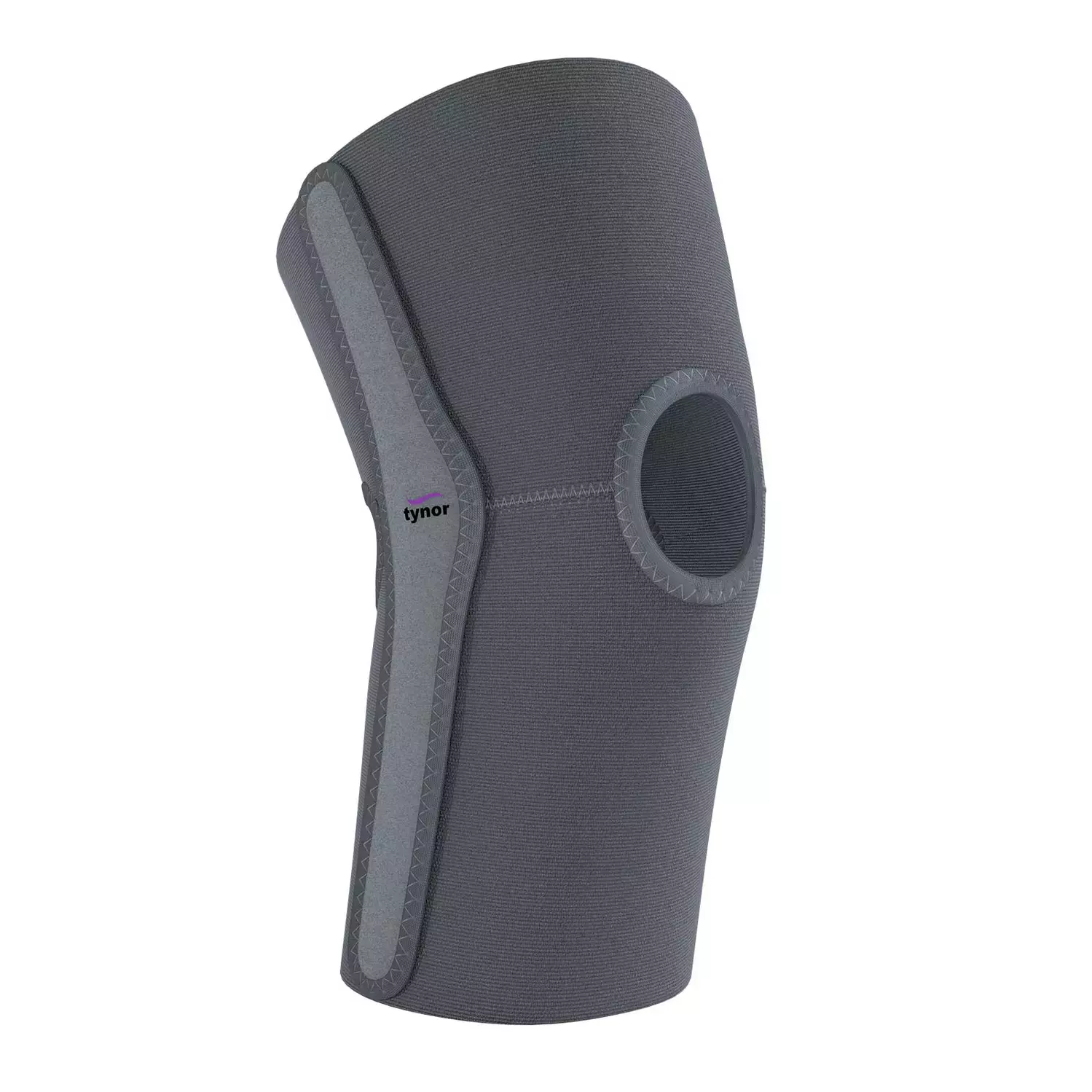 Tynor Elastic Knee Support Grey Large 1 Unit