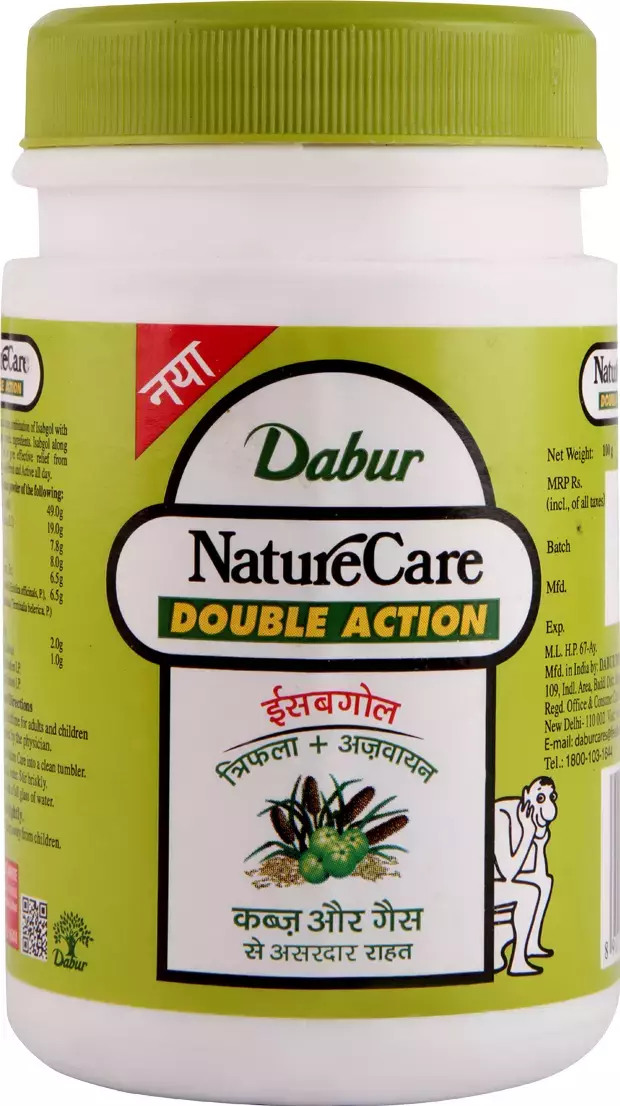 Dabur Naturecare Double Action Constipation Relief Powder Bottle Of 100 G