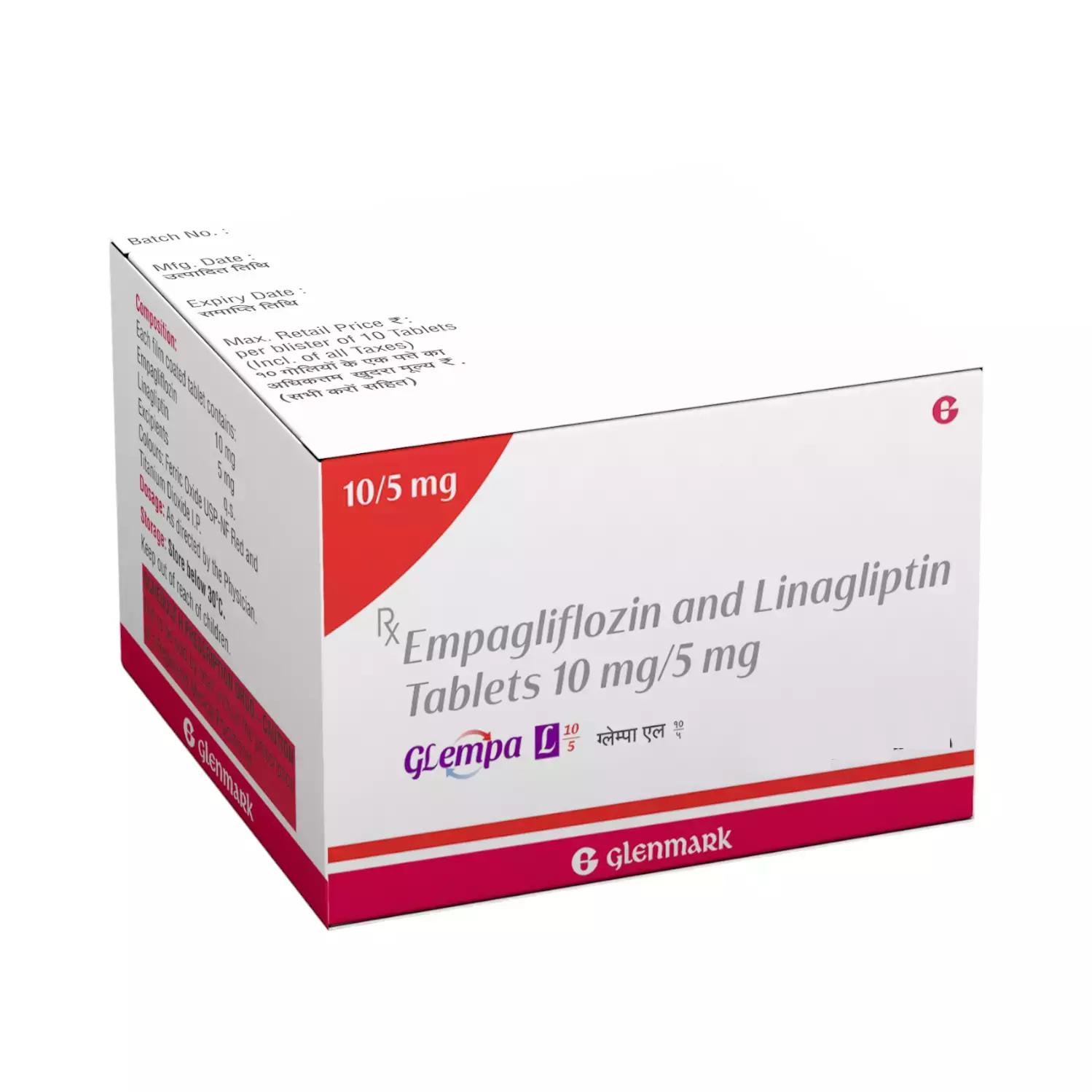 Glempa L 10/5Mg Strip Of 10 Tablets