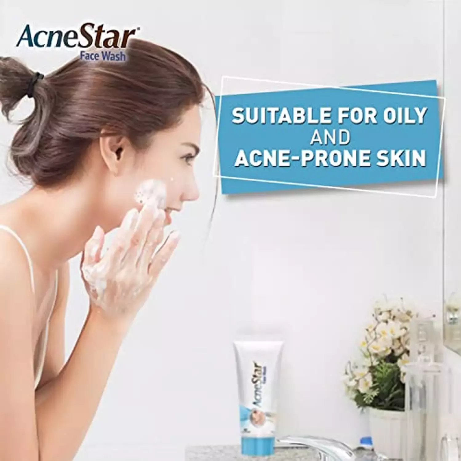 Mankind Acnestar Unisex Face Wash - (50 Gr 2 Pc)