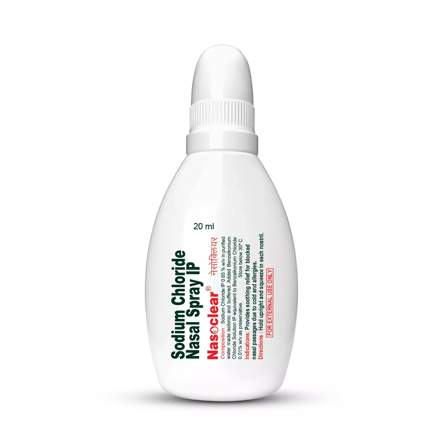 Nasoclear 0.65% Bottle Of 20Ml Nasal Spray