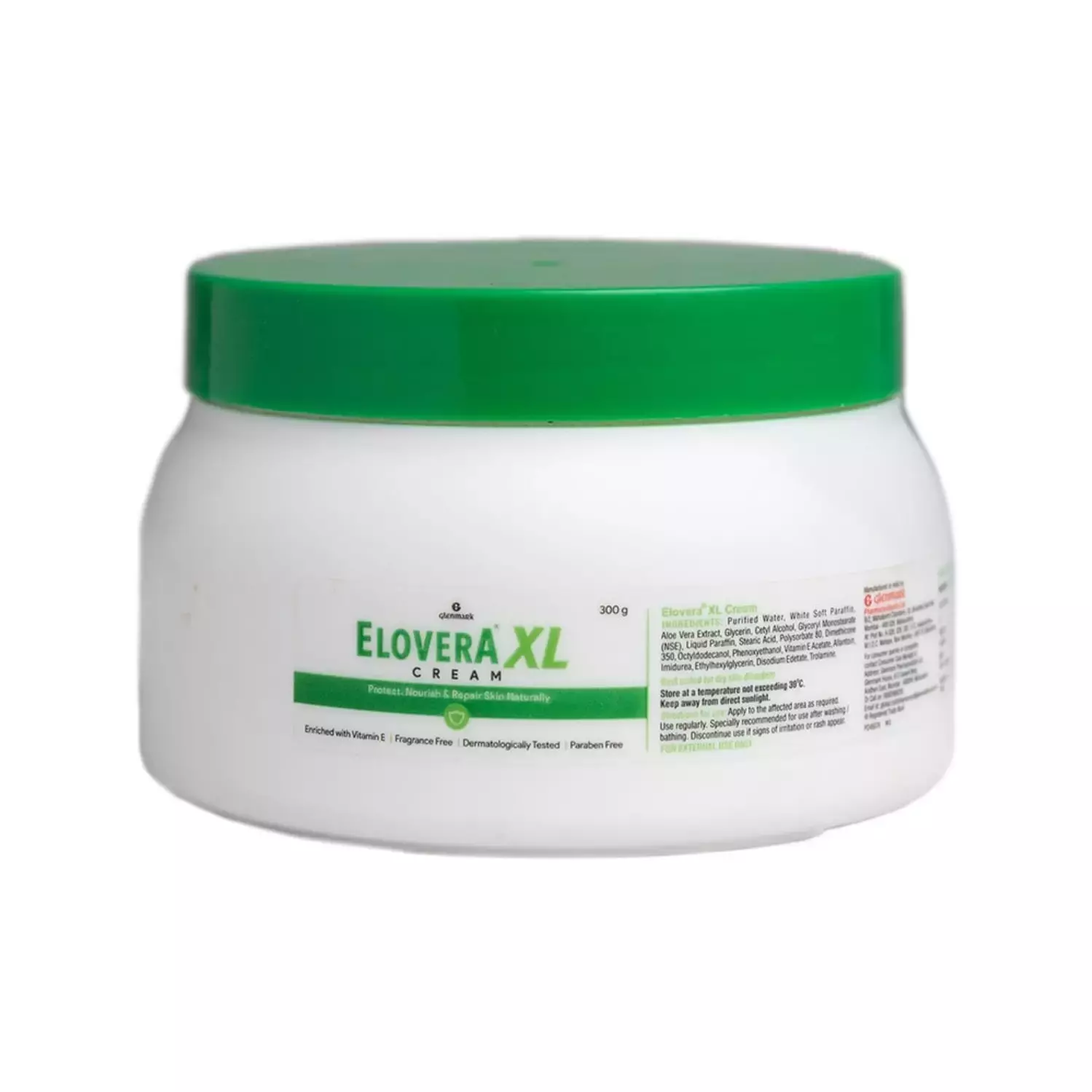 Glenmark Elovera Xl Bottle Of 300Gm Cream